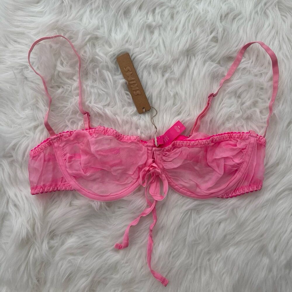 Skims Romance Balconette Bra Bubble Gum Size 36B